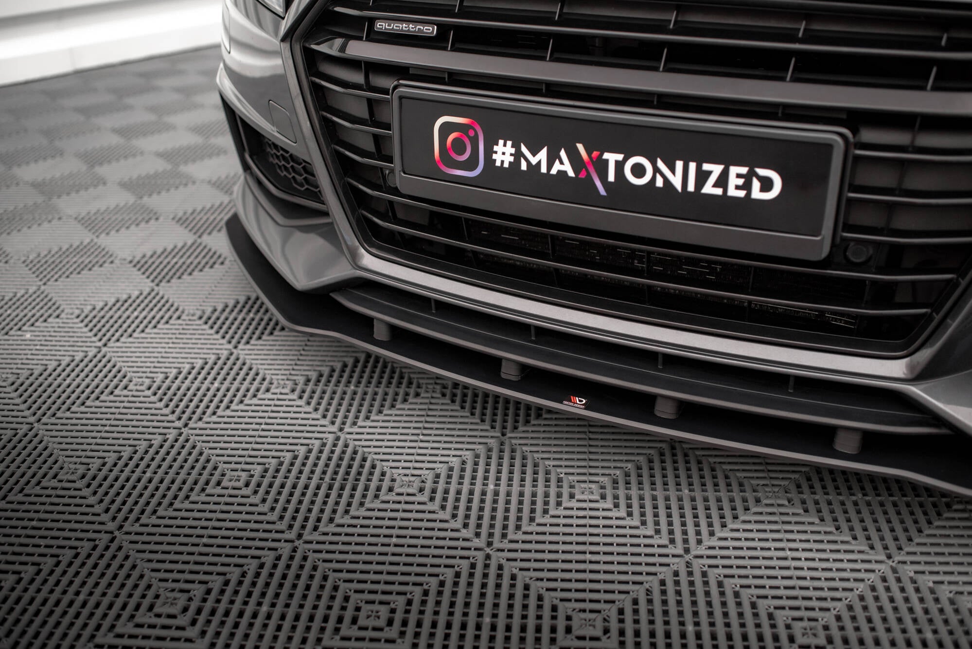 Street pro front splitter audi tt s / s-line 8s