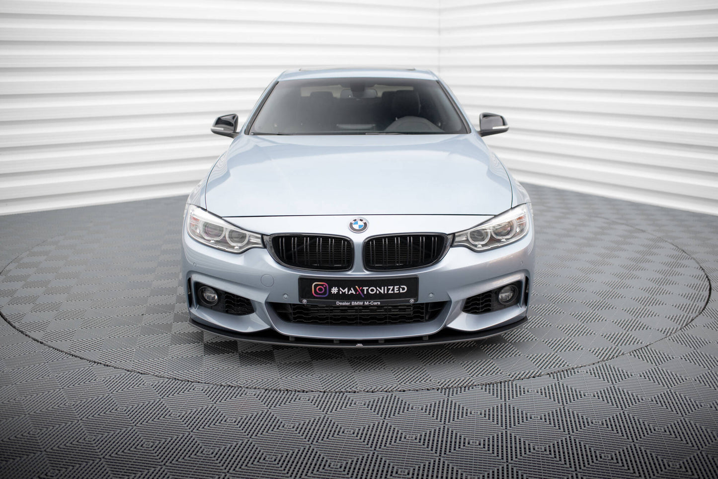 Street pro front splitter bmw 4 coupe / gran coupe / cabrio m-pack f32 / f36 / f33