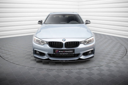 Street pro front splitter bmw 4 coupe / gran coupe / cabrio m-pack f32 / f36 / f33
