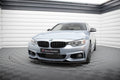 Street pro front splitter bmw 4 coupe / gran coupe / cabrio m-pack f32 / f36 / f33
