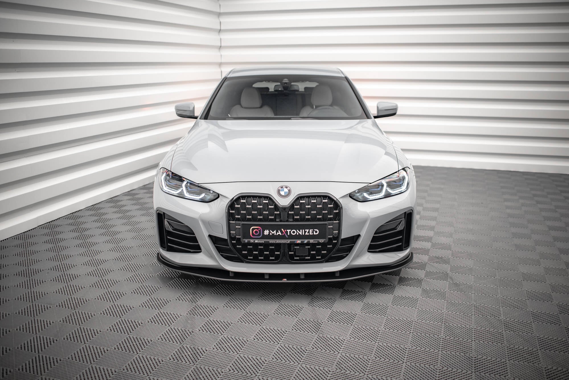 Street pro front splitter bmw 4 gran coupe m-pack g26