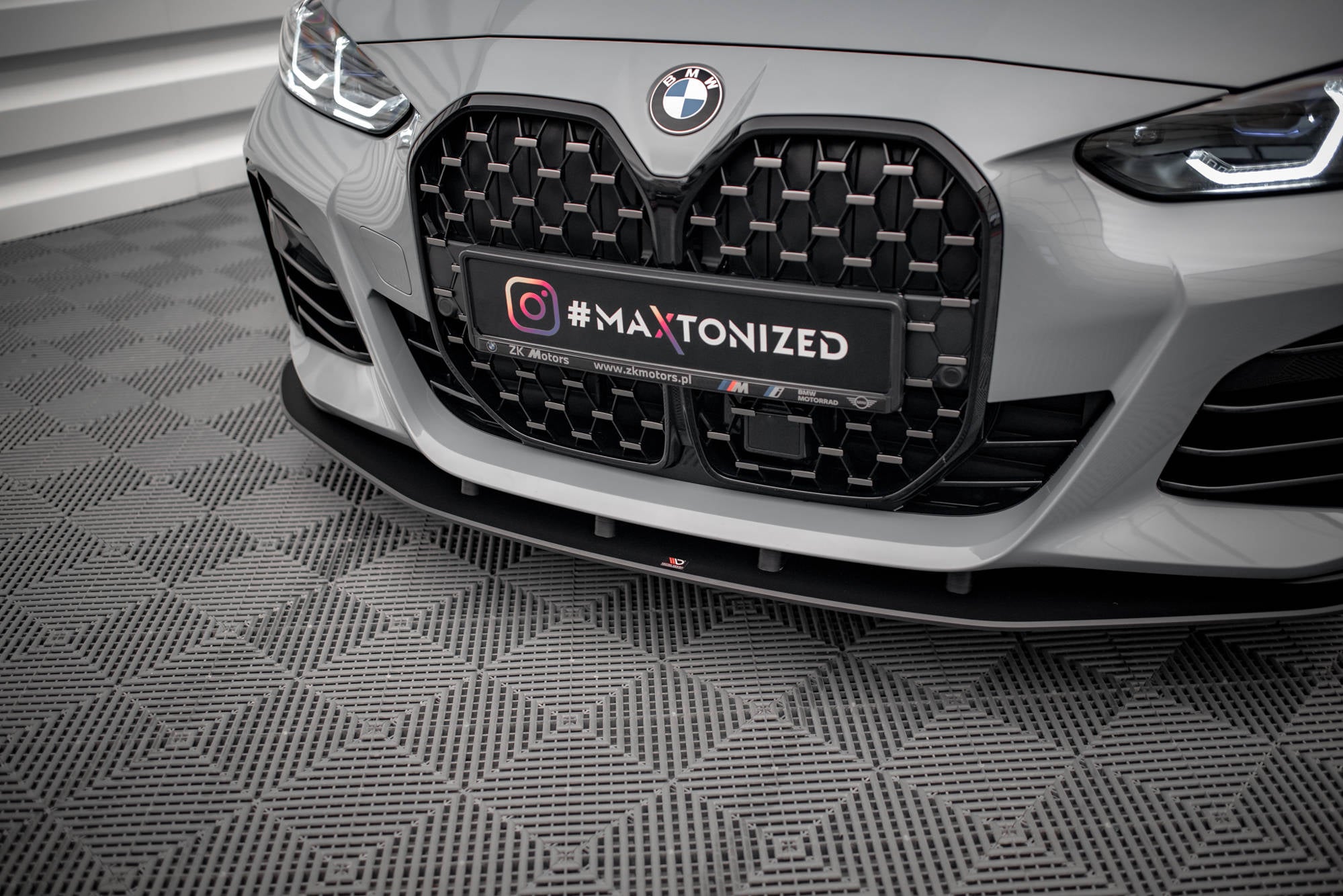 Street pro front splitter bmw 4 gran coupe m-pack g26