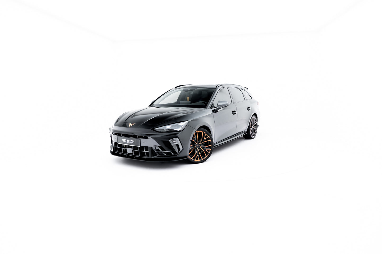 Street pro front splitter cupra leon st / hatchback mk1 facelift