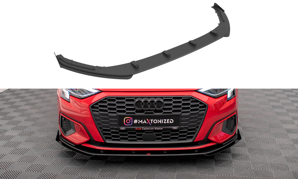 Street pro front splitter + flaps audi a3 8y