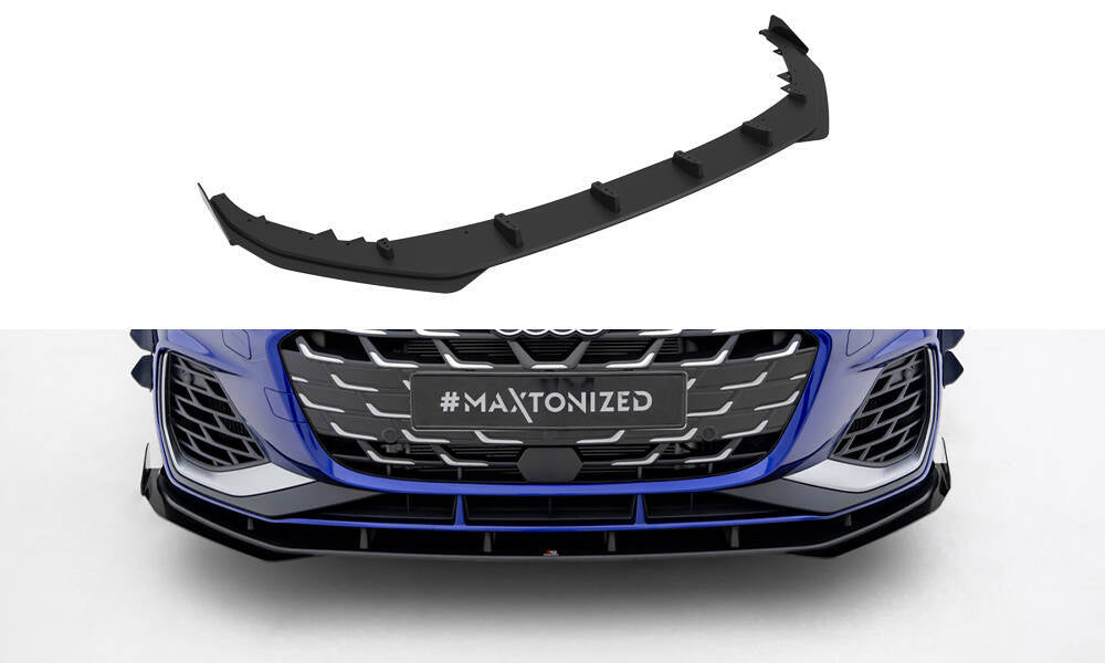 Street Pro Front Splitter + flapper Audi A3 S-Line sedan / S3 siden 8y ansigtsløftning