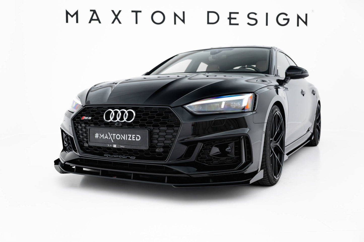 Street Pro Front Splits + flapper Audi RS5 Coupe / Sportback F5