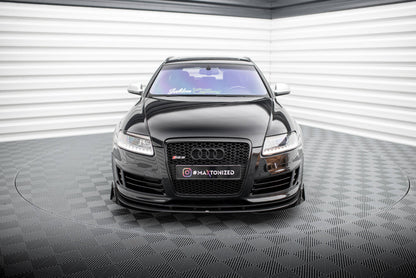 Street pro front splitter + flaps audi rs6 avant c6