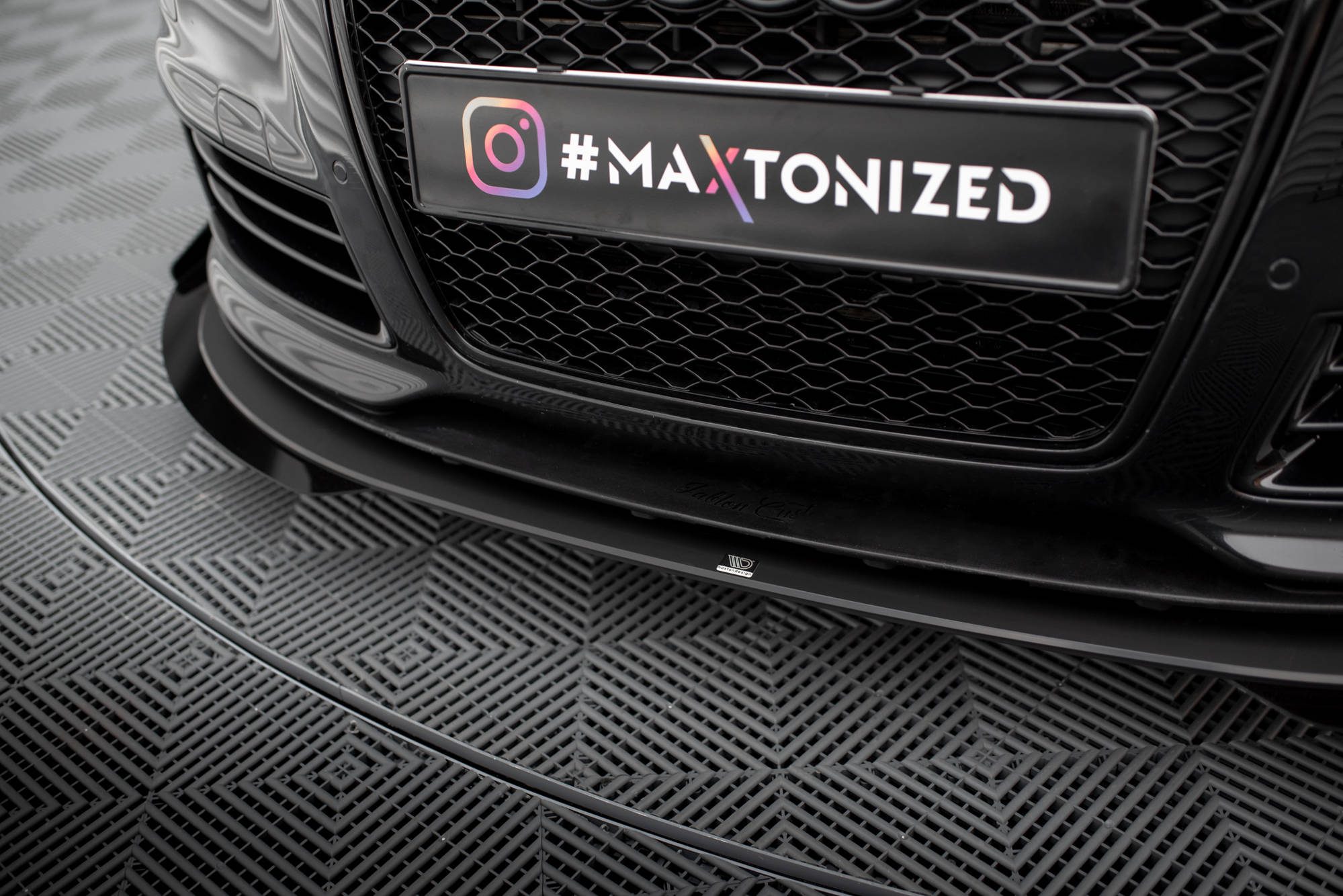 Street pro front splitter + flaps audi rs6 avant c6