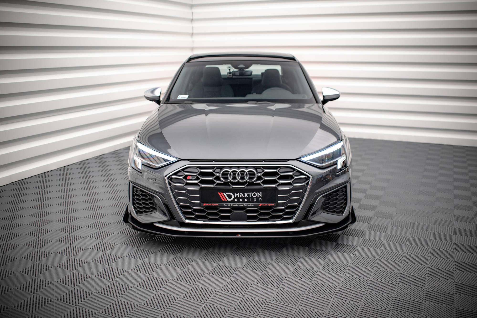Street pro frontsplitter + klaffer audi s3 / a3 s-line 8y