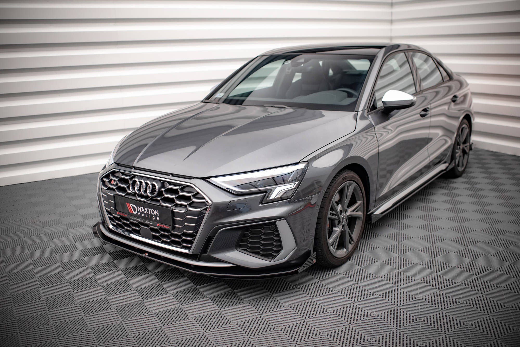 Street pro frontsplitter + klaffer audi s3 / a3 s-line 8y
