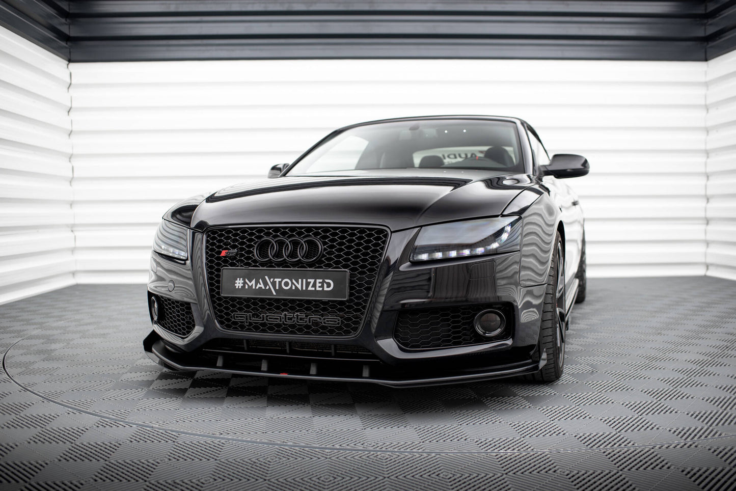 Street pro front splitter + flaps audi s5 / a5 s-line 8t