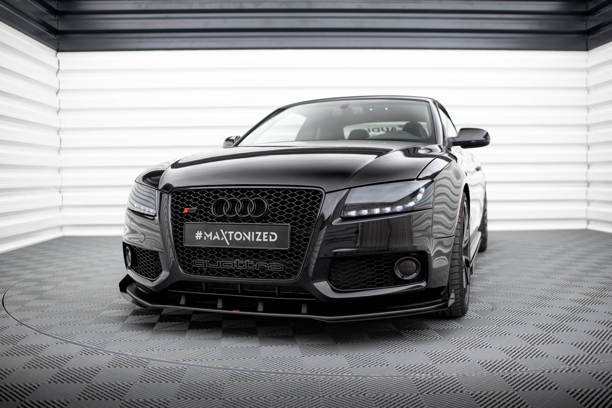 Street Pro Front Splits + flapper Audi S5 / A5 S-Line 8T