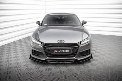Street pro front splitter + flaps audi tt s / s-line 8s