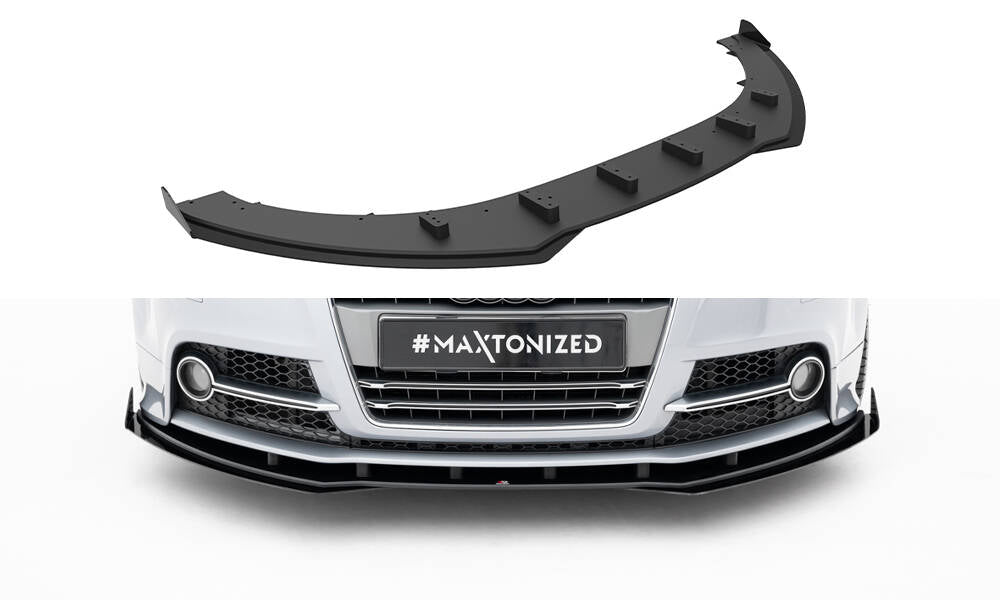 Street Pro Front Splits + flapper Audi TT S / TT S-Line 8J Facelift