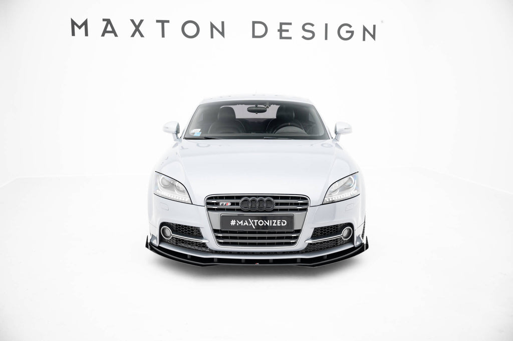 Street pro front splitter + flaps audi tt s / tt s-line 8j facelift