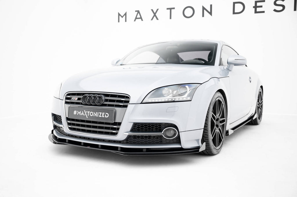 Street pro front splitter + flaps audi tt s / tt s-line 8j facelift