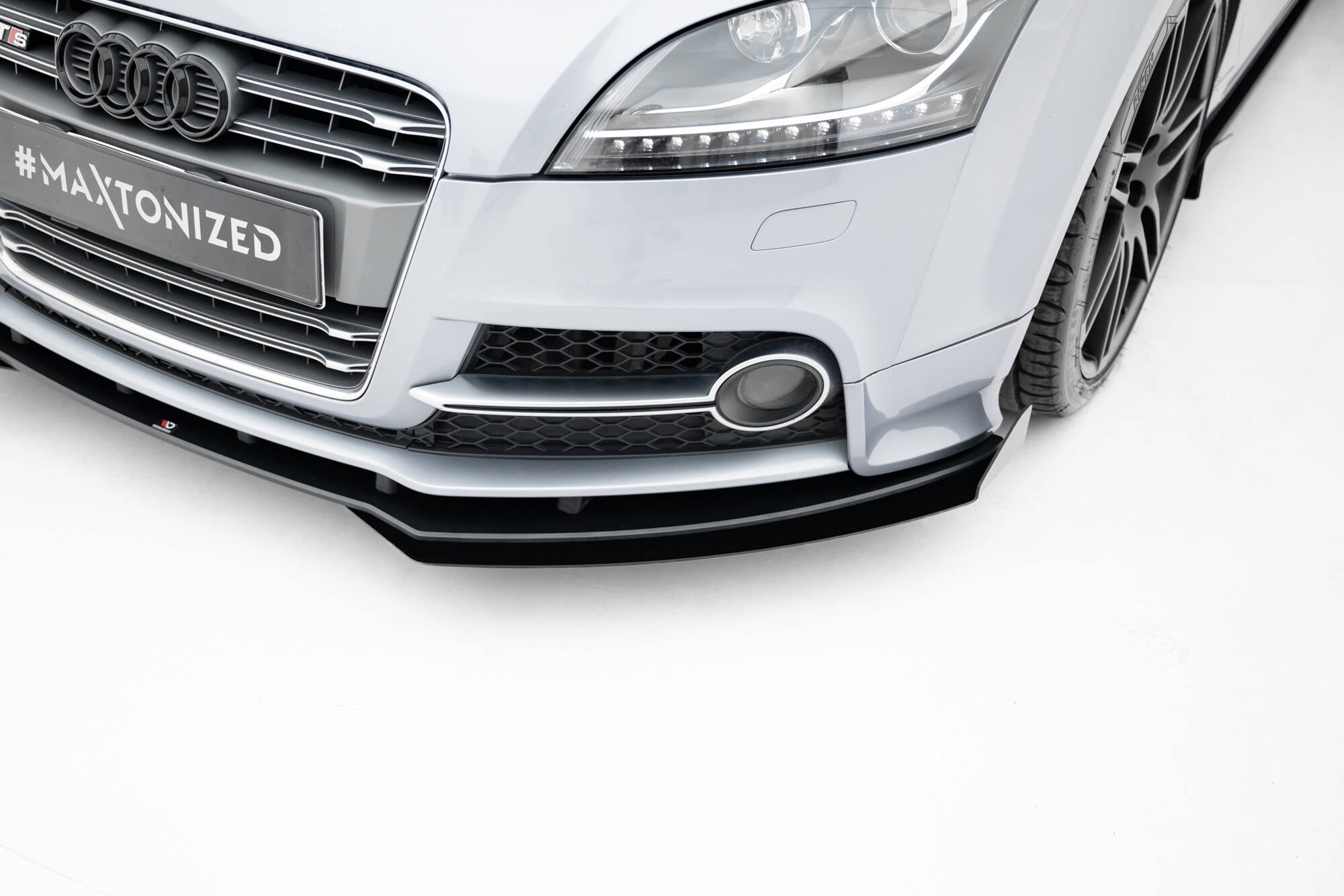 Street pro front splitter + flaps audi tt s / tt s-line 8j facelift