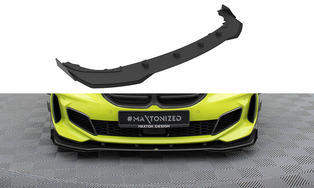 Street pro front splitter + flaps bmw 1 f40 m-pack / m135i