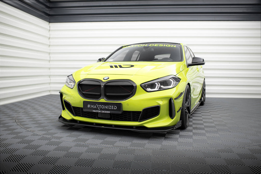Street pro front splitter + flaps bmw 1 m-pack / m135i / 128ti f40