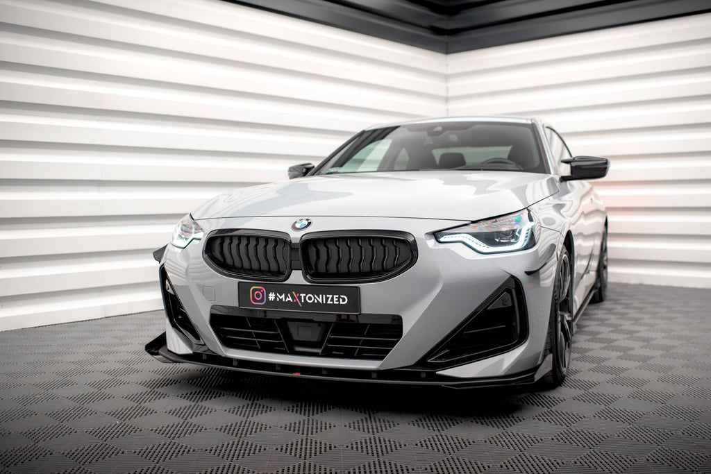 Street Pro etujakaja + läpät bmw 2 coupe m-pack / m240i g42