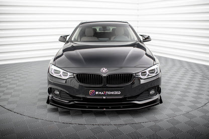 Street pro front splitter + flaps bmw 4 gran coupe f36