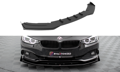 Street pro front splitter + flaps bmw 4 gran coupe f36