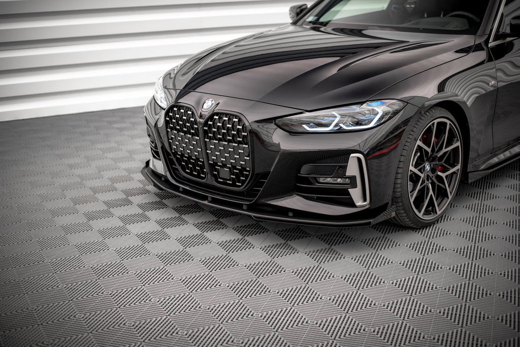 Street pro front splitter + flaps bmw 4 m-pack / m440i g22 / g23 / g22 facelift / g23 facelift
