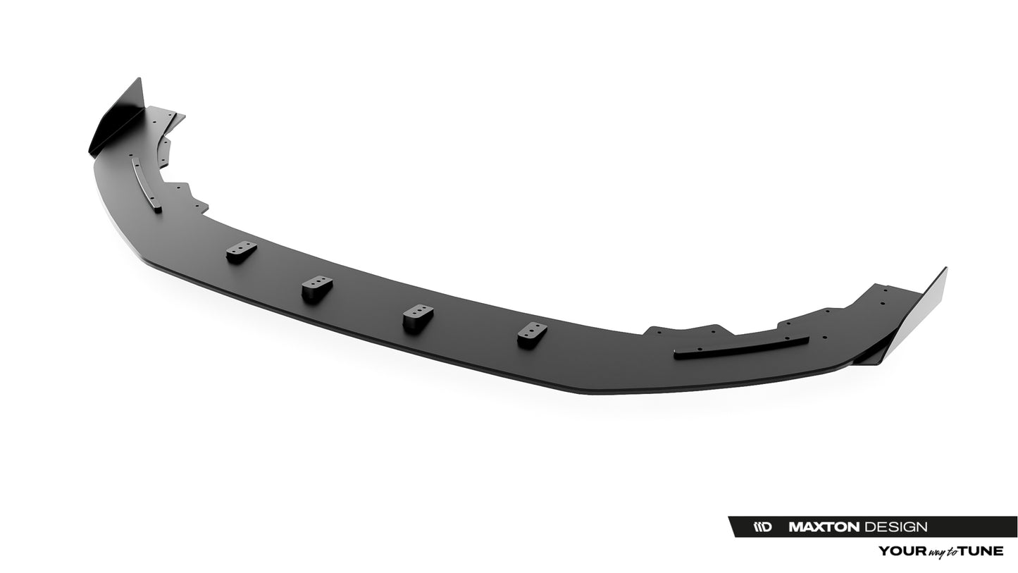 Street pro front splitter + flaps cupra leon st / hatchback mk1 facelift