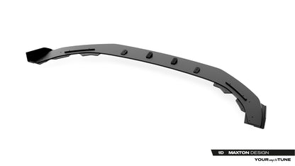 Street pro front splitter + flaps cupra leon st / hatchback mk1 facelift