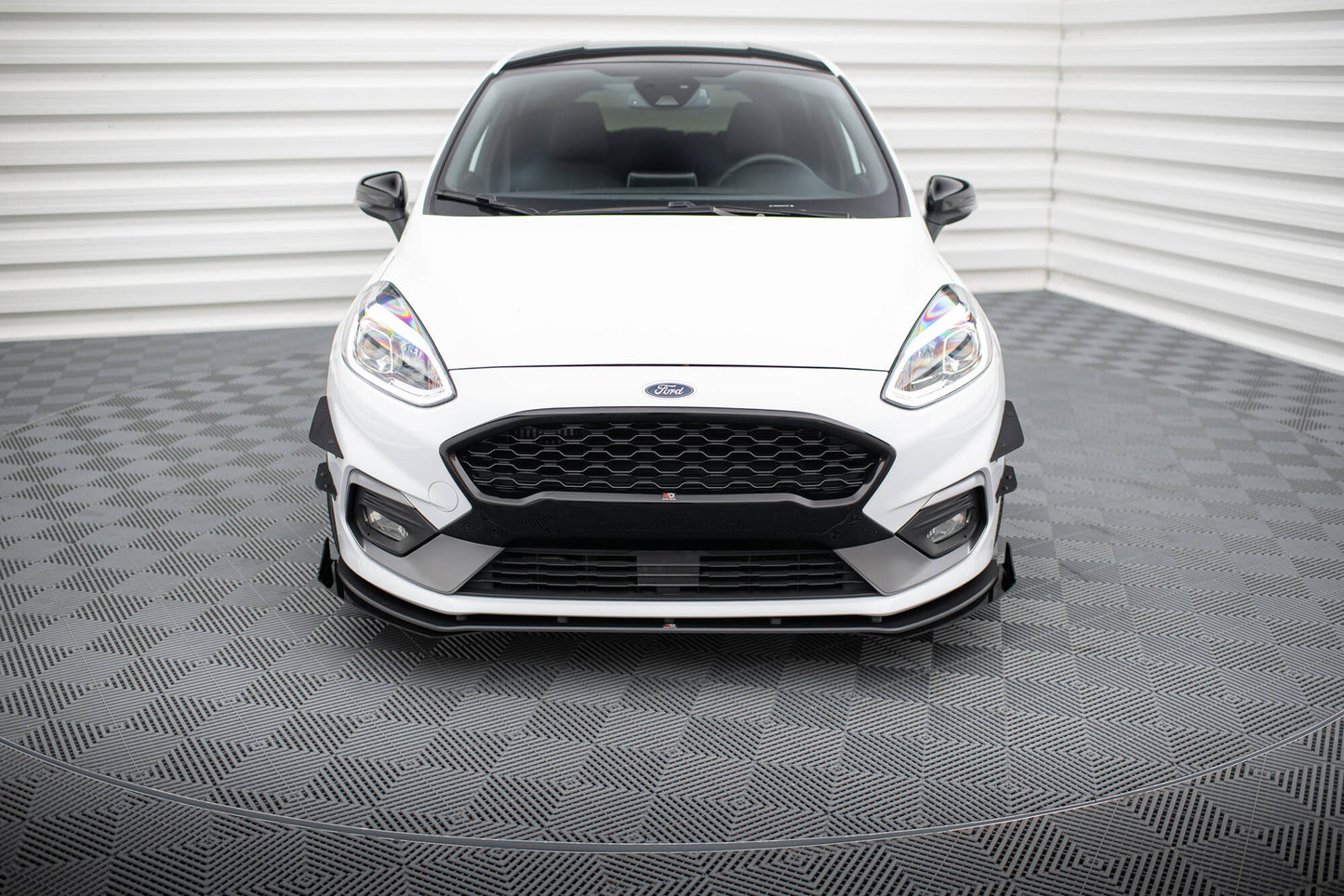 Street pro front splitter + flaps ford fiesta mk8 st / st-line