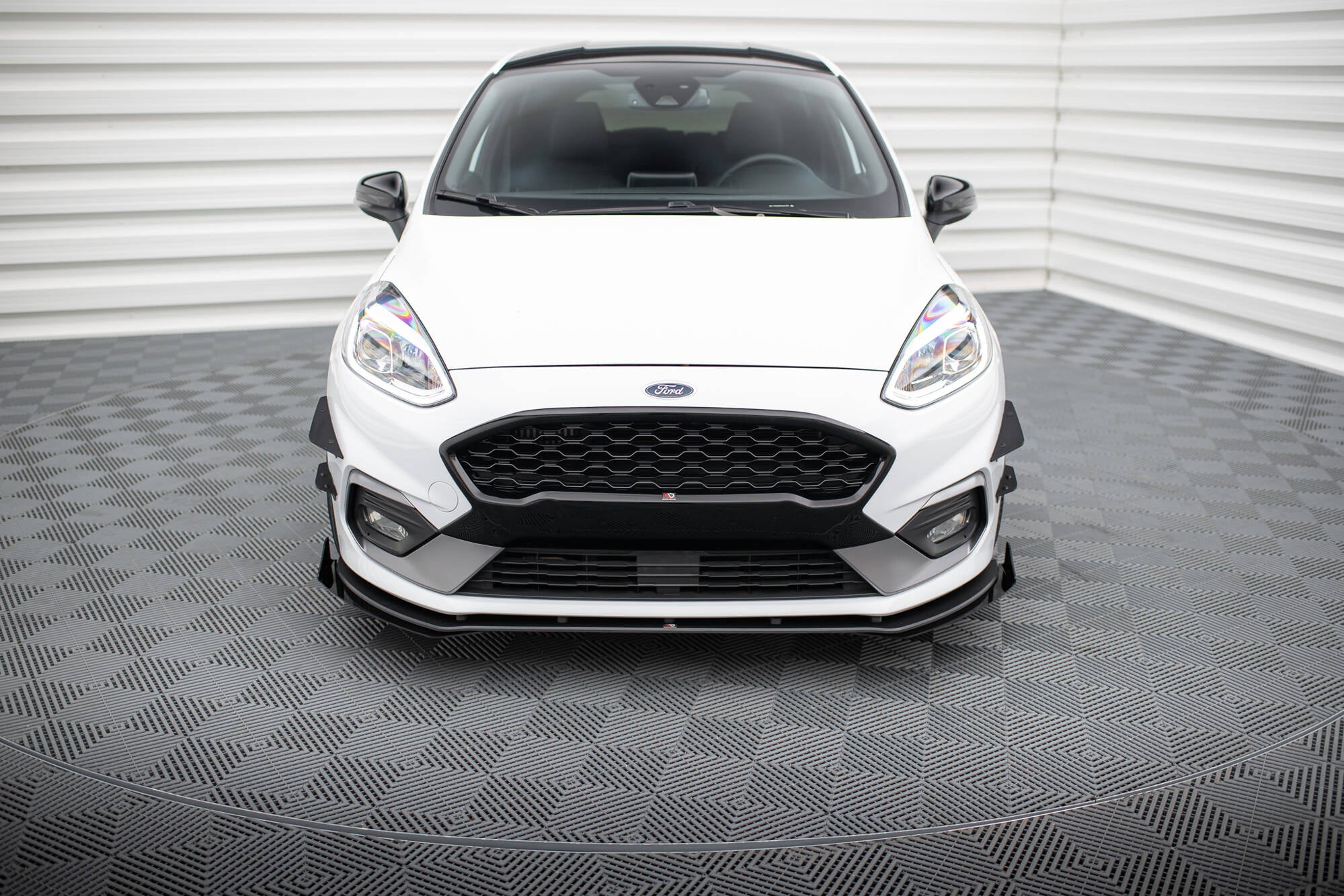 Street Pro Front Splits + flapper Ford Fiesta MK8 ST / ST-Line