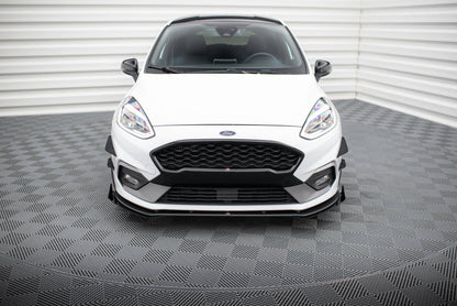 Street pro front splitter + flaps ford fiesta mk8 st / st-line