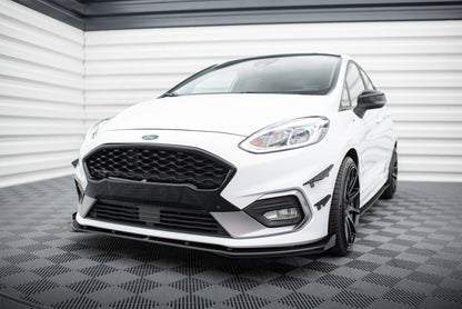 Street pro front splitter + flaps ford fiesta mk8 st / st-line