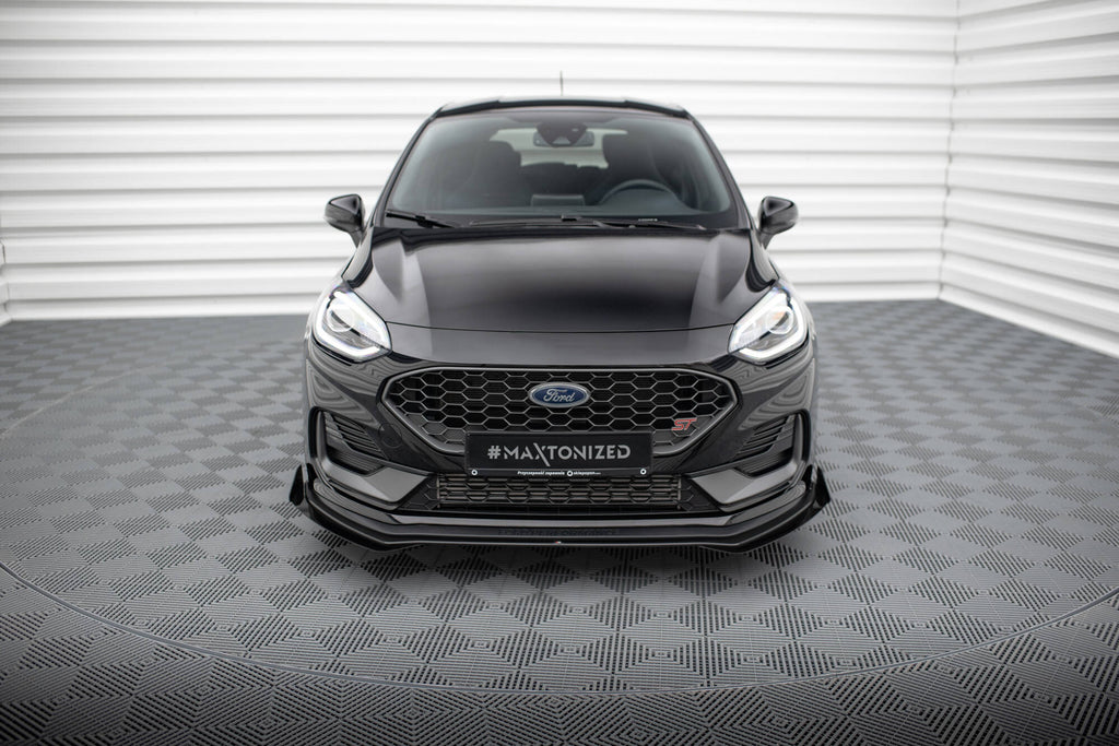 Street Pro Front Splitter + Flaps Ford Fiesta St Mk8 FaceLift