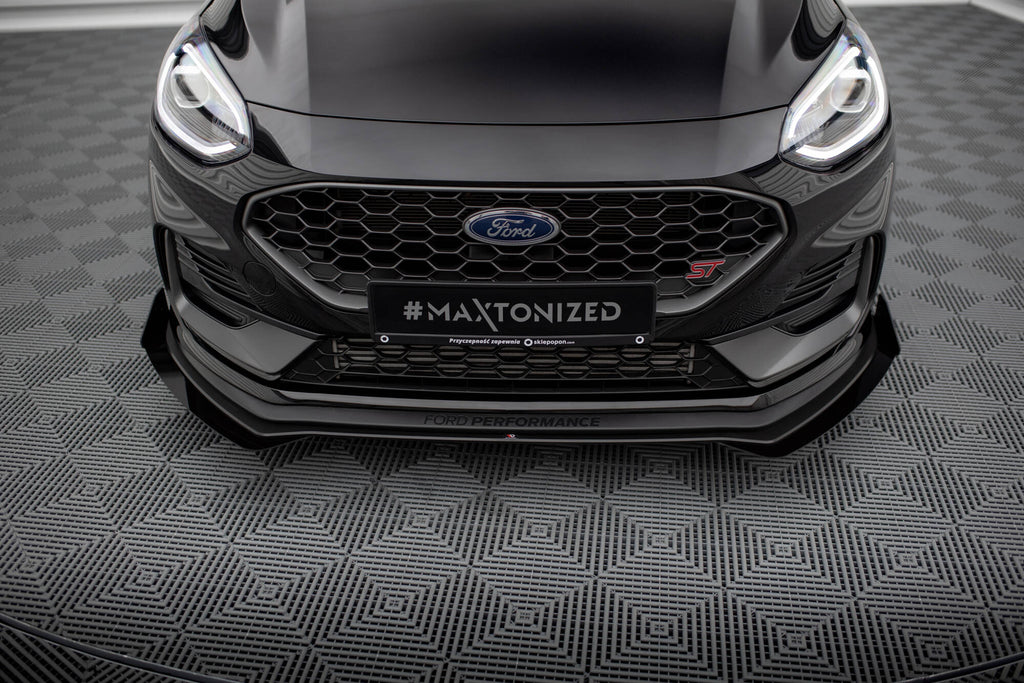 Street Pro Front Splitter + Flaps Ford Fiesta St Mk8 FaceLift