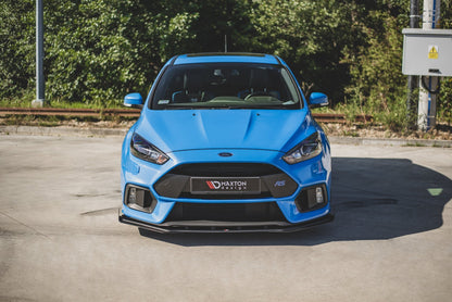 Street pro front splitter + flaps ford focus rs mk3