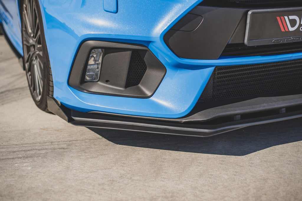 Street pro front splitter + flaps ford focus rs mk3