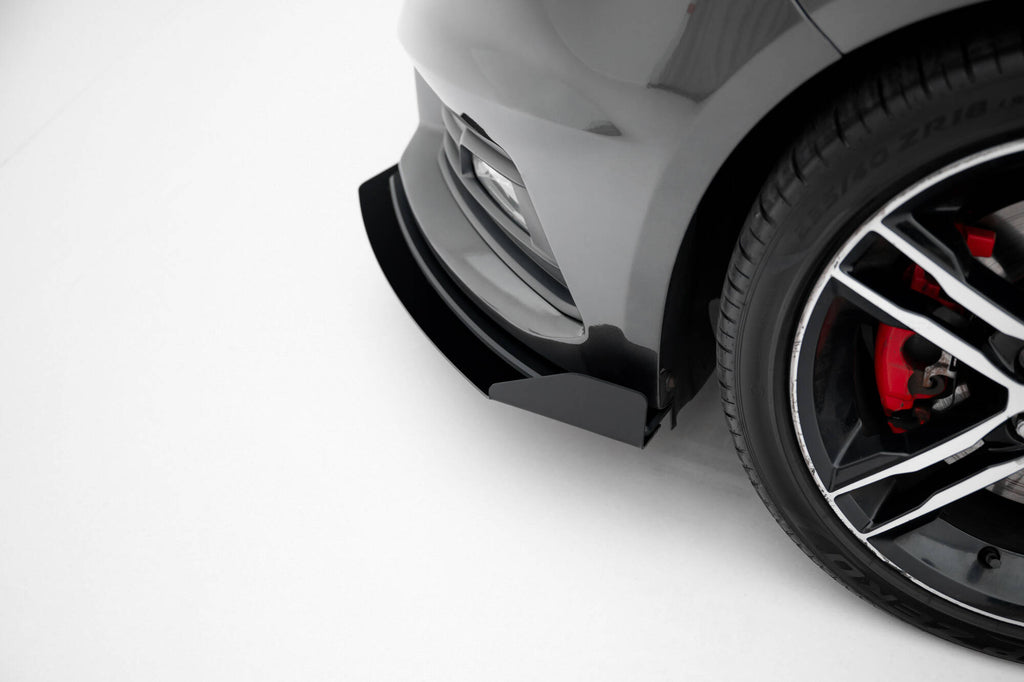 Street pro front splitter + flaps ford focus st mk3 facelift