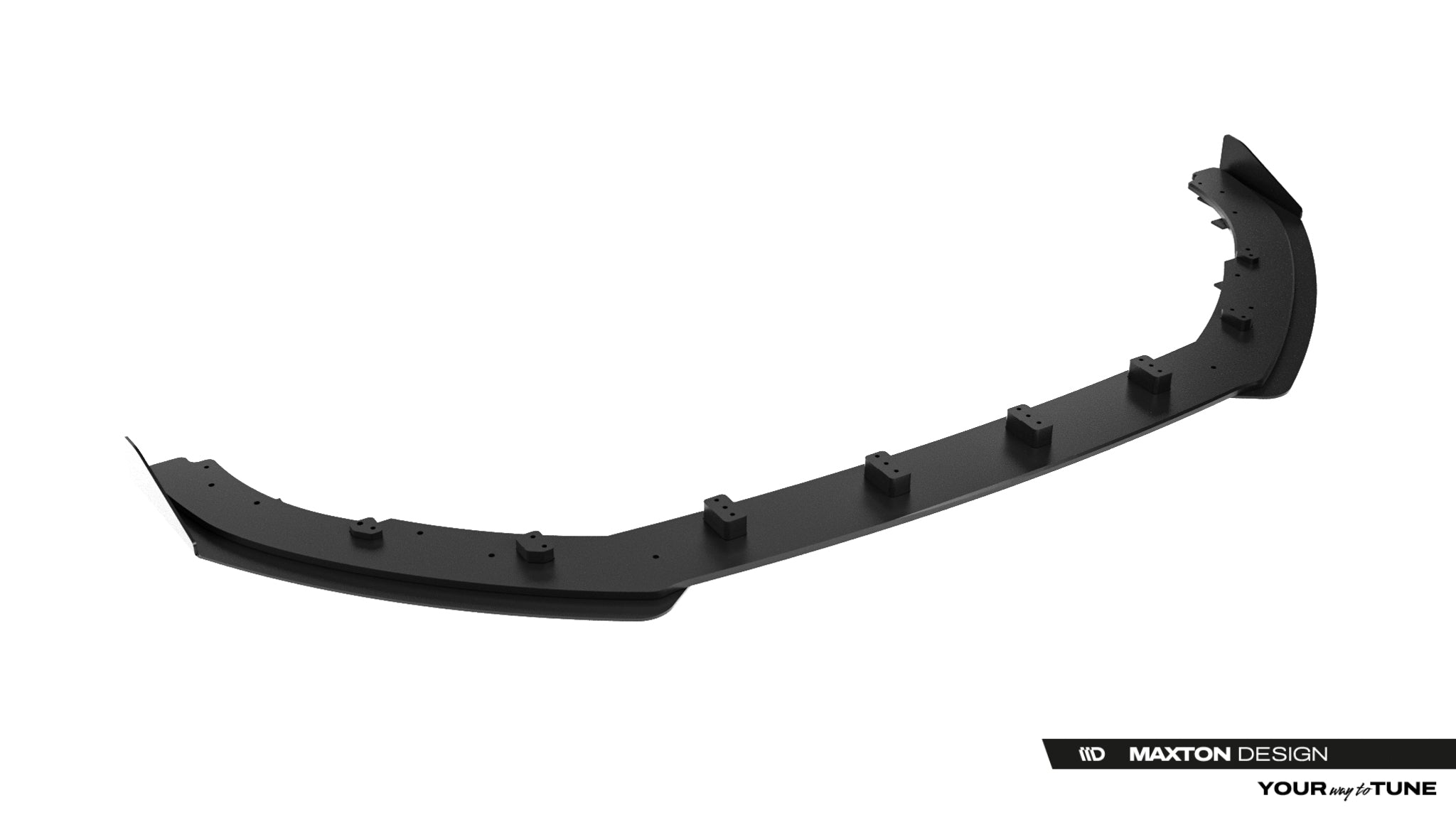 Street pro front splitter + flaps ford focus st / st-line mk4