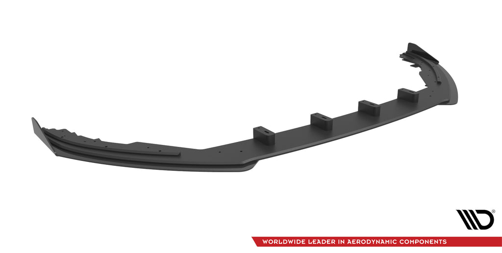Street pro front splitter + flaps ford focus st / st-line mk4