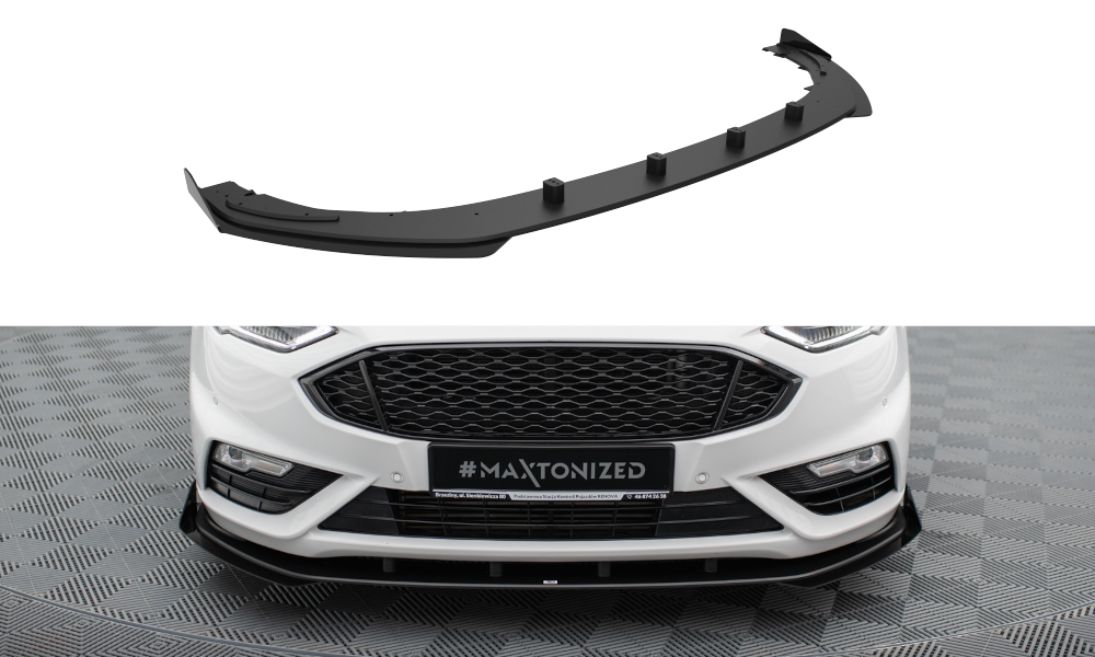 Street Pro Front Splits + Flaps Ford Mondeo Sport Mk5 Facelift / Fusion Sport MK2 Facelift