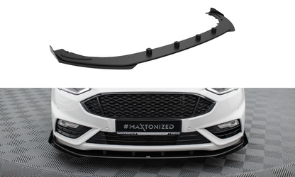 Street pro front splitter + flaps ford mondeo sport mk5 facelift / fusion sport mk2 facelift