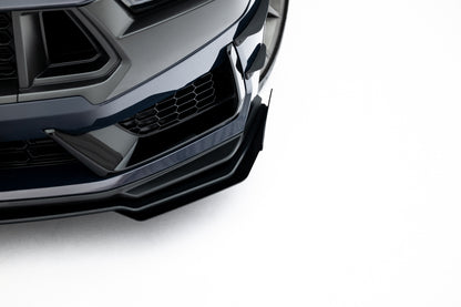 Street pro front splitter + flaps ford mustang dark horse mk7