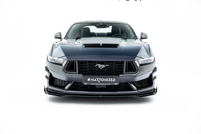 Street pro front splitter + flaps ford mustang dark horse mk7