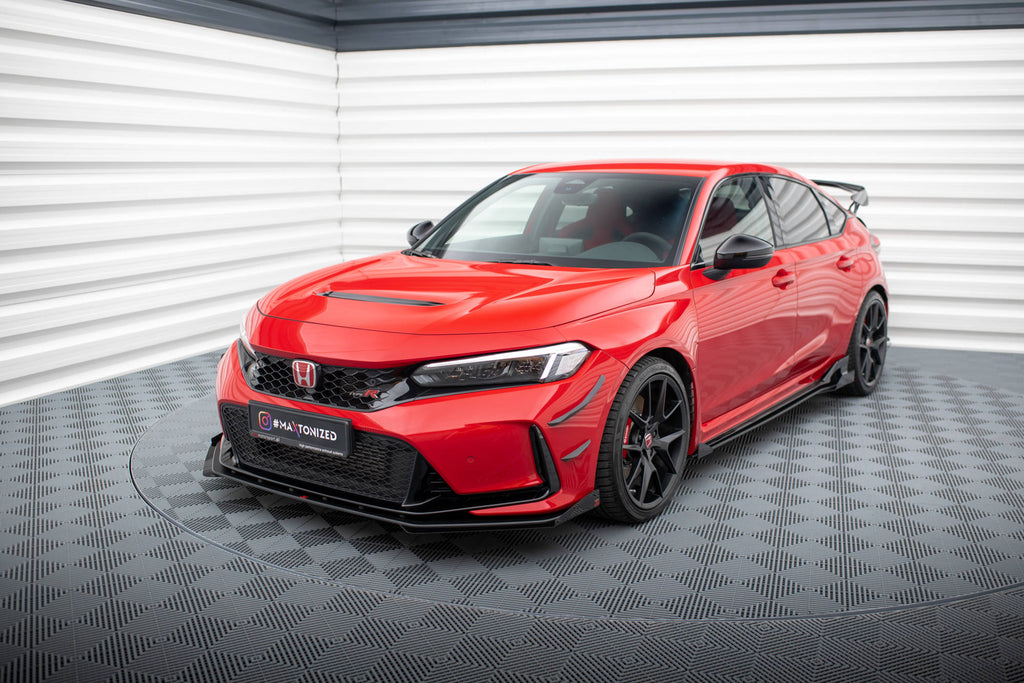 Street pro front splitter + flaps honda civic type-r mk 11