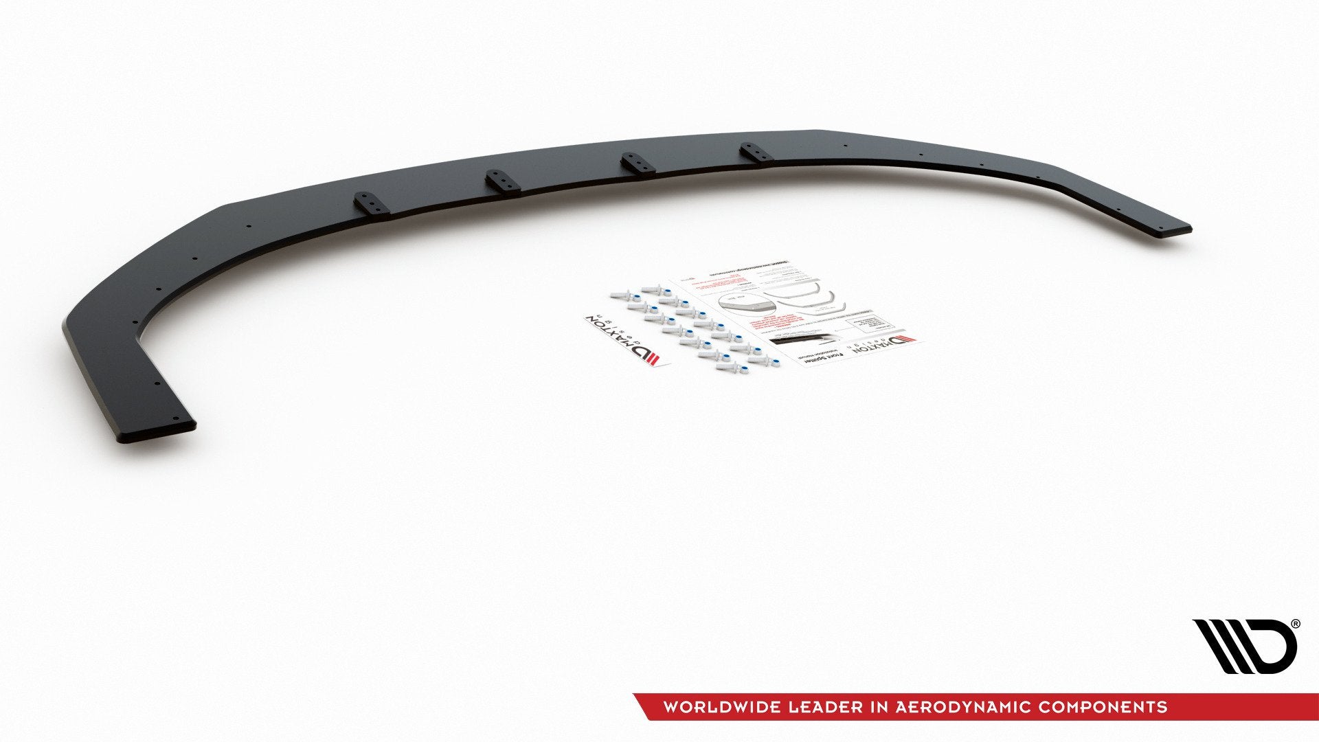 Street pro front splitter + flaps hyundai i30 n mk3 hatchback / fastback