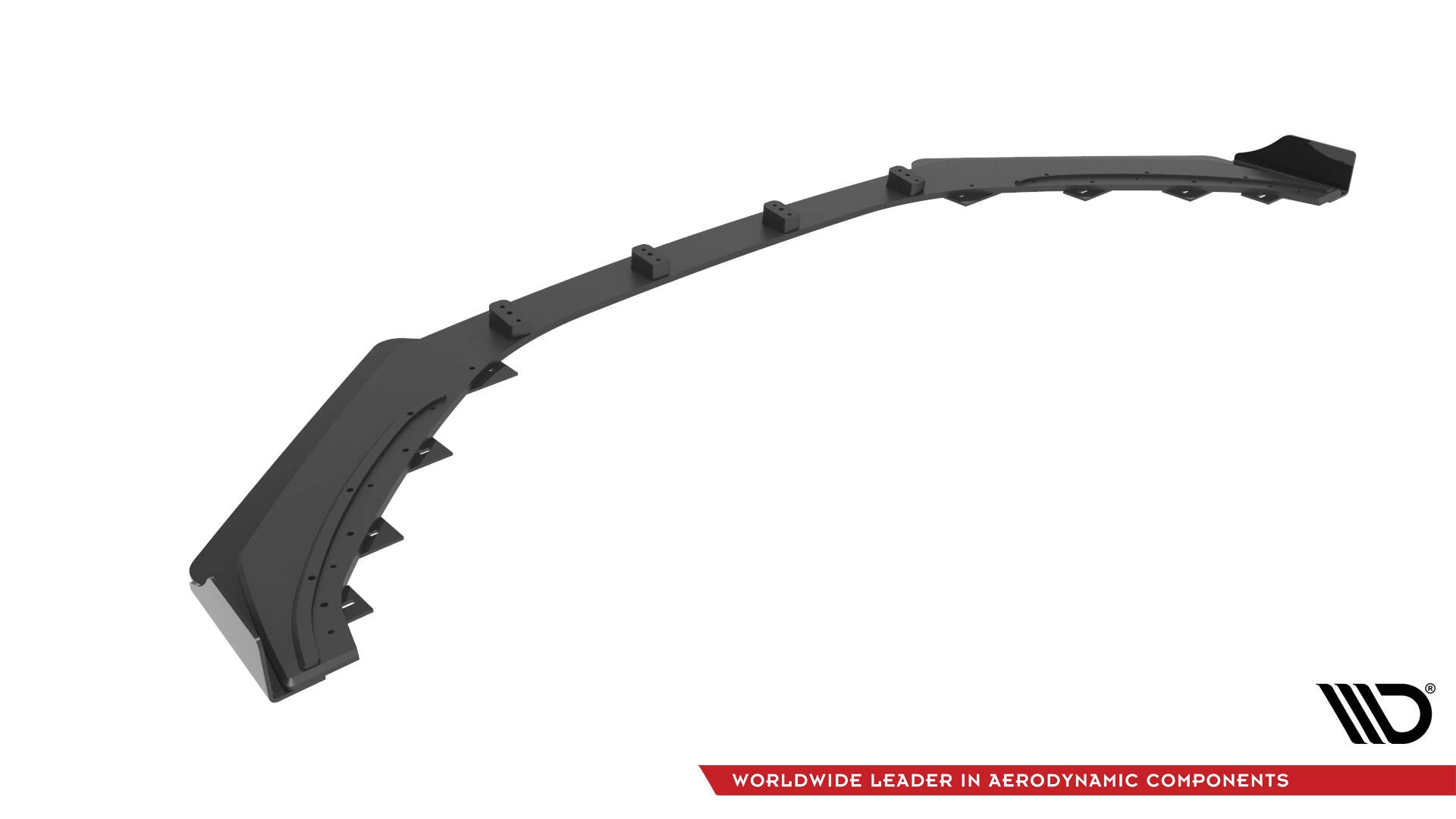 Street pro front splitter + flaps hyundai veloster n mk2