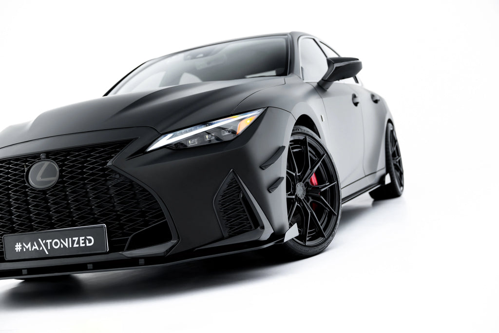 Street Pro frontsplitter + klaffer Lexus IS 500 MK3 Facelift 2 (XE30)