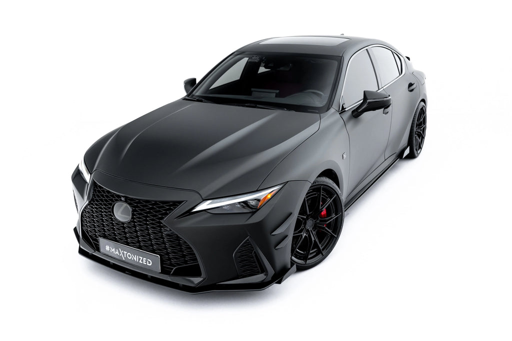 Street Pro frontsplitter + klaffer Lexus IS 500 MK3 Facelift 2 (XE30)
