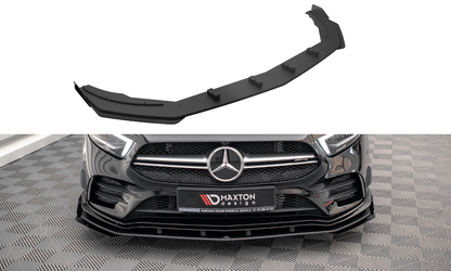 Street pro front splitter + flaps mercedes a35 amg / amg-line aero pack w177